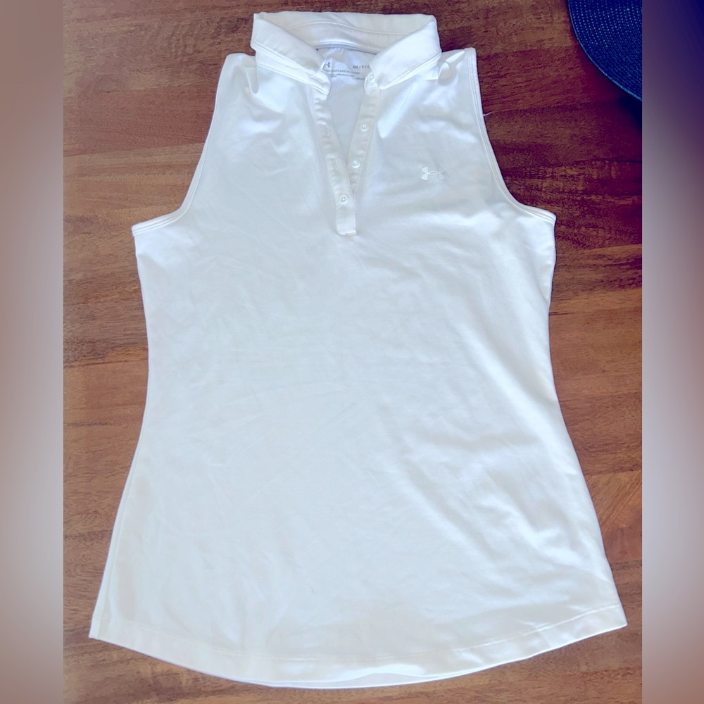 White Under Armor Tank